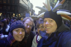 Christmas busking in Glasgow
