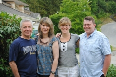 Chris, Rosalie, Huw & Pam