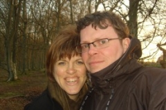 Chris and Rosalie in Arbroath